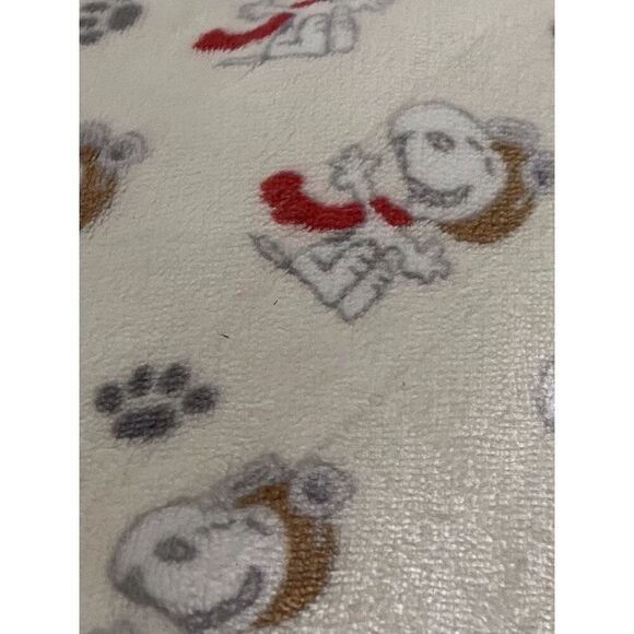 Peanuts Snoopy Small Dog Pet Cozy Cuddler Bed Flying Ace Paw Prints 19 X 15 X 7” - Picture 4 of 15